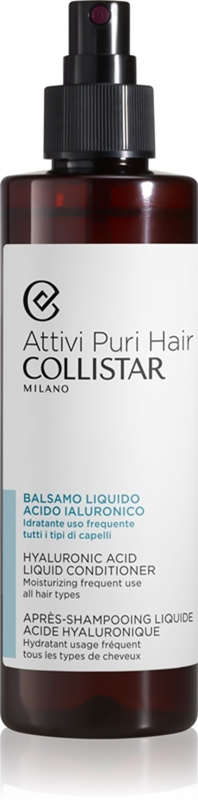 Hair Hyaluronic Acid Liquid Conditioner Moisturizer, Collistar, 765 Kč
Hair Hyaluronic Acid Liquid Conditioner Moisturizer, Collistar, 765 Kč