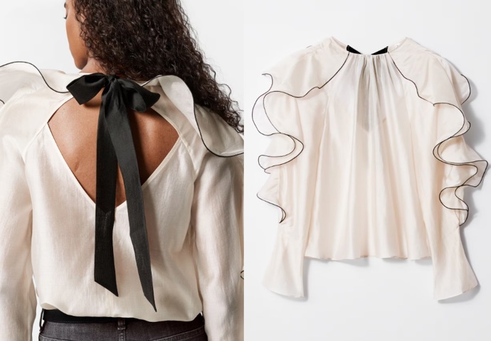 Volánová halenka, H&M, 2 290 Kč
