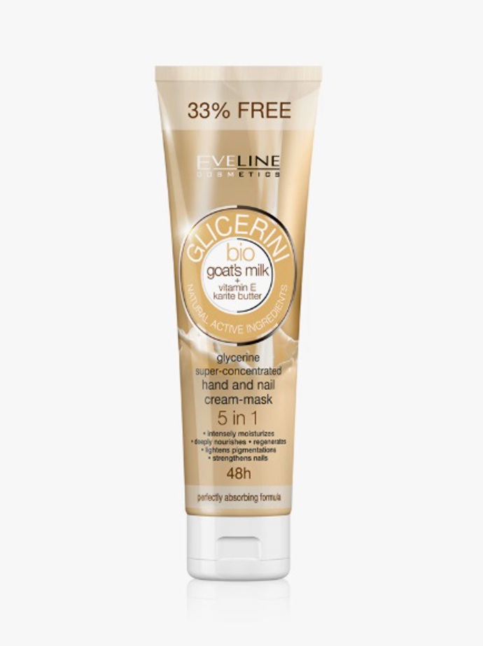 Krém na ruce a nehty s kozím mlékem, Eveline Cosmetics, 35 Kč
