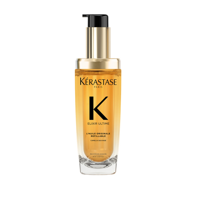 Kérastase Elixir Ultime L'huile Originale 75 ml, vlasový olej pro všechny typy vlasů

Jen 2 kapky dodají vlasům o 100 % více lesku, zanechává vlasy hebké, hladké a poddajné, navíc lze lahvičku doplňovat

e-shop Klier, 1300 Kč
