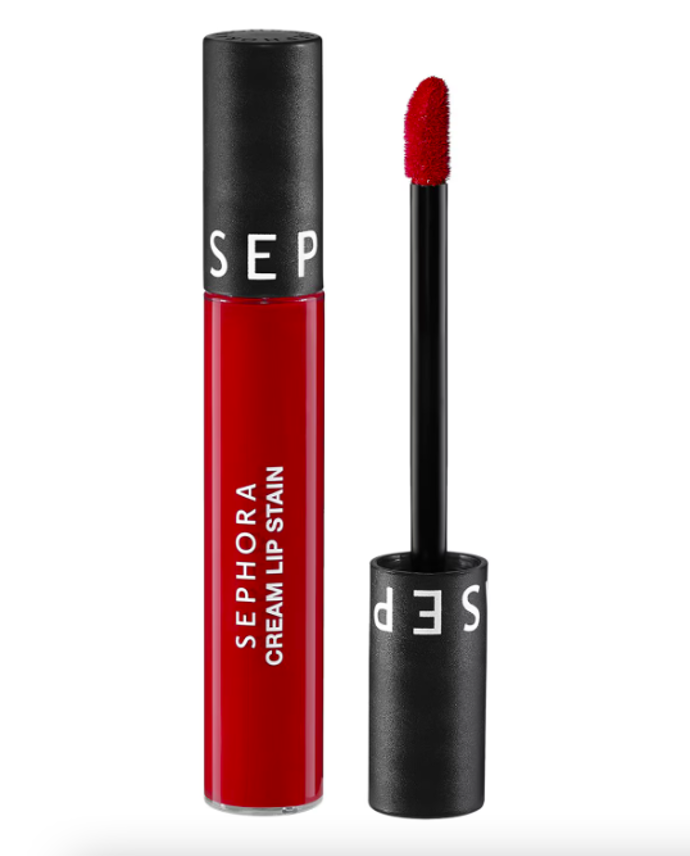Matná tekutá rtěnka Cream Lip Stain, odstín 125 Rose Flambé, Sephora Collection, 345 Kč
