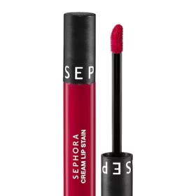 Matná tekutá rtěnka Cream Lip Stain, odstín 01 Always Red, Sephora Collection, 345 Kč
