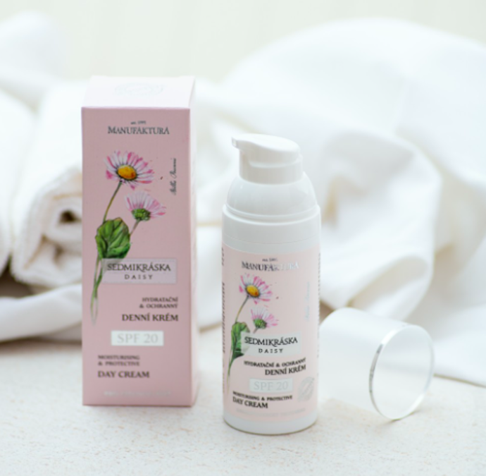 Hydratační & ochranný denní krém SPF 20 Sedmikráska, Manufaktura, 459 Kč
