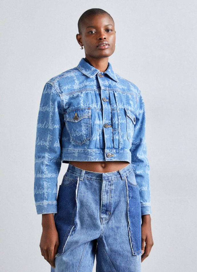 Džínová bunda, VIVIENNE WESTWOOD, 14040 Kč
