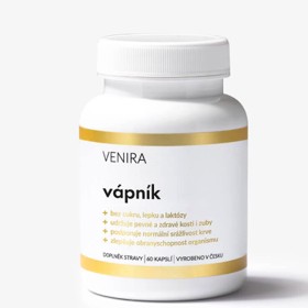 Venira vápník, 60 kapslí, 149 Kč
