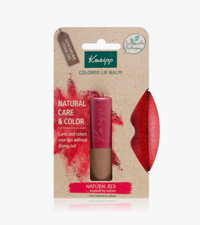 Natural Care & Color barevný balzám na rty, Kneipp, 220 Kč
Natural Care & Color barevný balzám na rty, Kneipp, 220 Kč