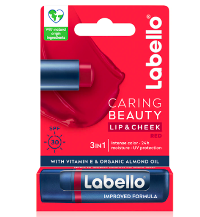 Caring Beauty tónující balzám na rty, Labello, 105 Kč
Caring Beauty tónující balzám na rty, Labello, 105 Kč