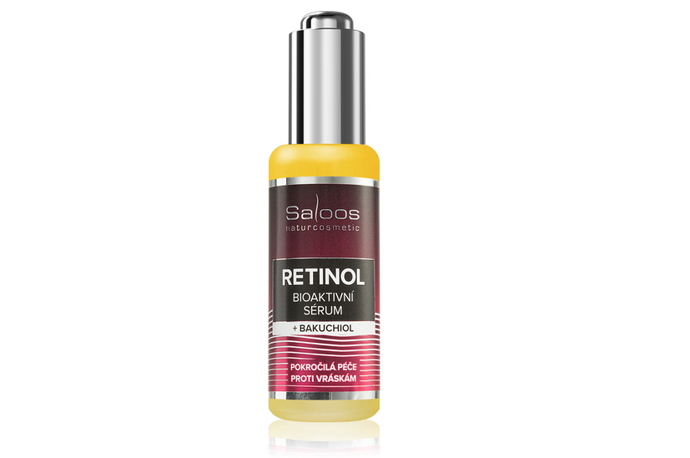 Intenzivní omlazující sérum Saloos Bioaktivní Sérum Retinol pomáhá vyhlazovat jemné linky a vrásky, podporuje tvorbu kolagenu a propůjčuje pleti viditelně omlazený vzhled. 395 Kč
