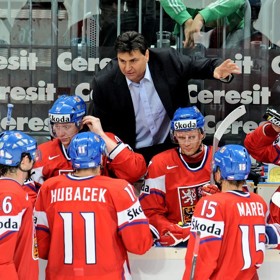 Vladimír jako trenér na MS 2010
