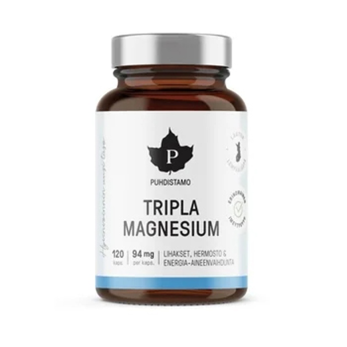 Triple Magnesium, Puhdistamo, 499 Kč
Triple Magnesium, Puhdistamo, 499 Kč