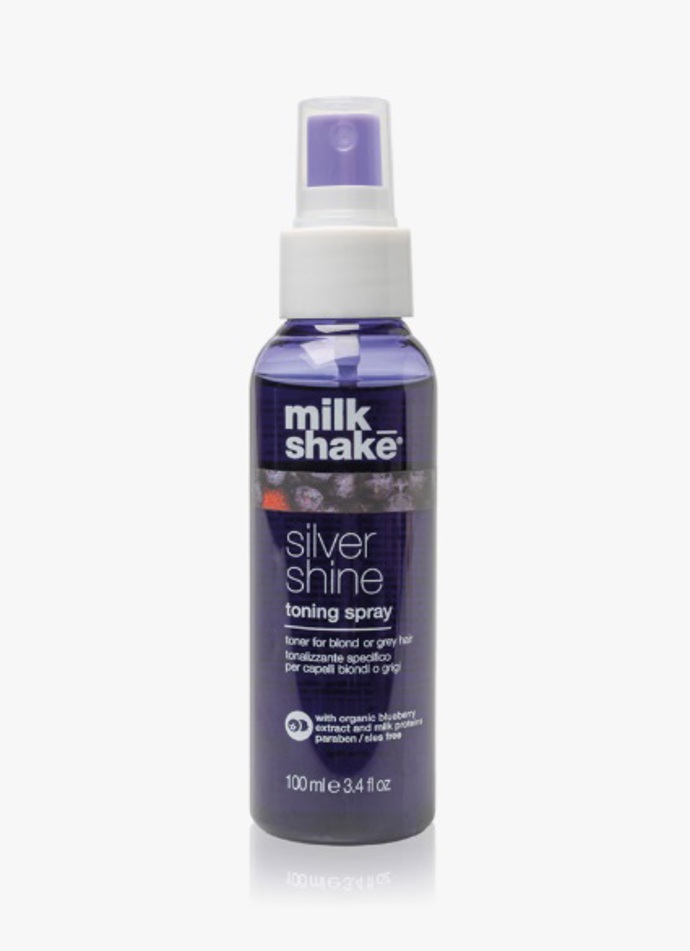 Tónovací sprej pro blond a šedivé vlasy, Milk Shake, 441 Kč
