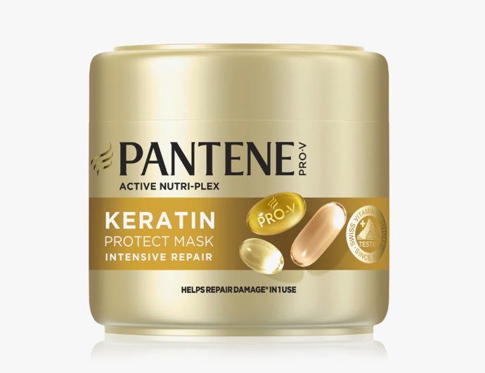 Regenerační maska na vlasy pro suché a poškozené vlasy, Pantene, 102 Kč

