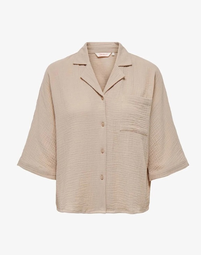 Oversized mušelínová košile, ONLY, 720 Kč
