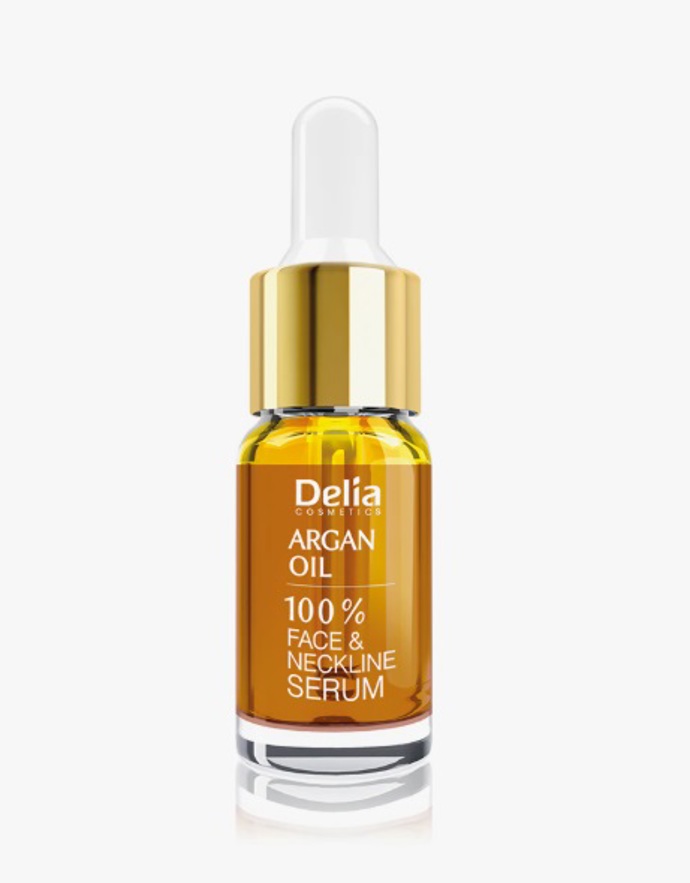 Intenzivní regenerační a omlazující sérum s arganovým olejem na obličej, krk a dekolt, Delia Cosmetics, 60 Kč
