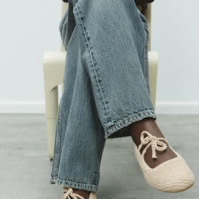 Tkané baleríny, Zara, 799 Kč
