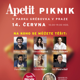 Čeká vás den plný skvělého jídla a jedinečných show od předních českých osobností gastronomie.
