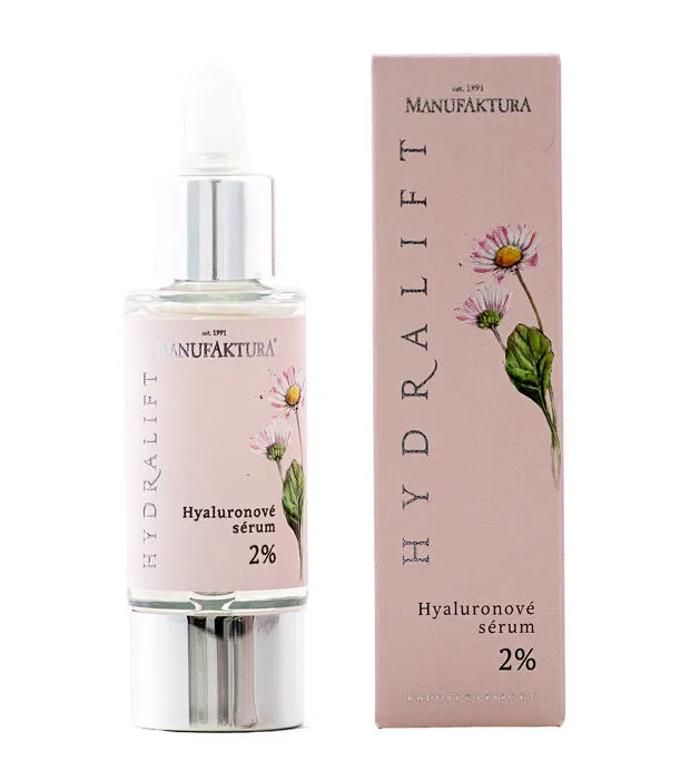 Hyaluronové sérum s B3 Manufaktura HydraLift SEDMIKRÁSKA, 439 Kč/30 ml
Hyaluronové sérum s B3 Manufaktura HydraLift SEDMIKRÁSKA, 439 Kč/30 ml