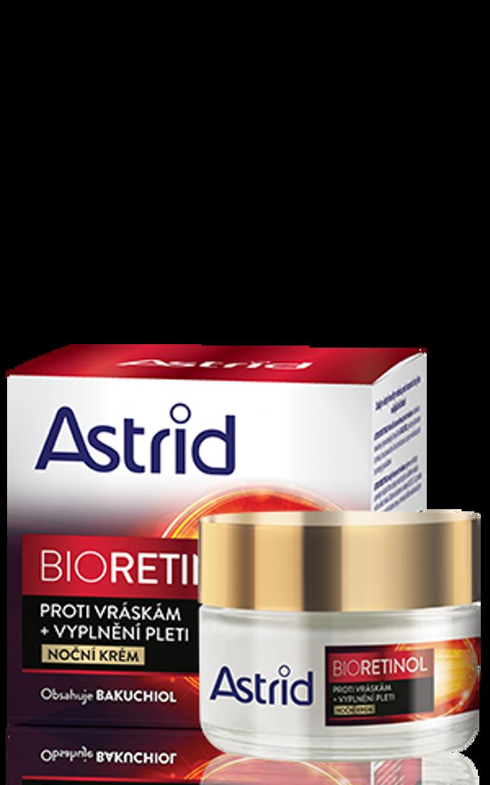 Pokročilý noční krém proti vráskám Astrid BIORETINOL, 179 Kč/50 ml, prodává DM
Pokročilý noční krém proti vráskám Astrid BIORETINOL, 179 Kč/50 ml, prodává DM