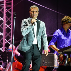 Jiří se svou kapelou vystupoval na karlovarském festivalu
