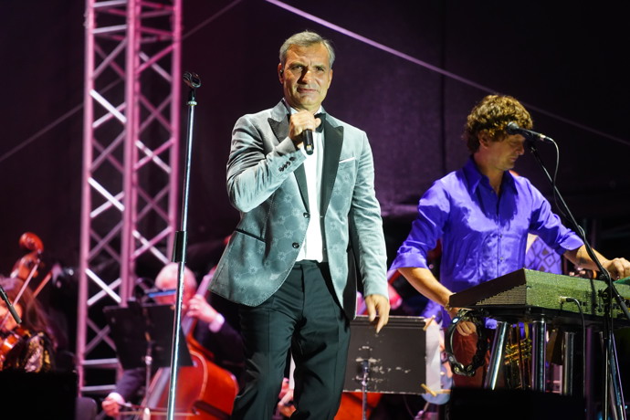 Jiří se svou kapelou vystupoval na karlovarském festivalu
