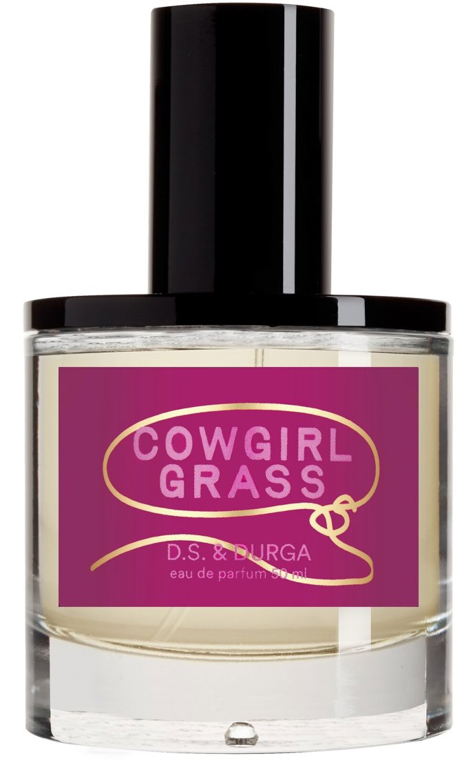 D.S. & Durga Cowgirl Grass s vůní liči, bergamotu, jasmínové vody, kvetoucí trávy, pivoňky, ambry a pižma, 50 ml 4350 Kč
