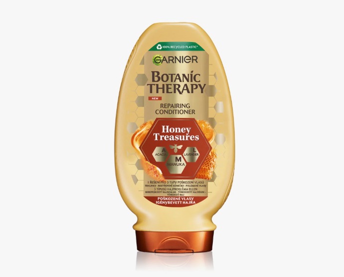 Obnovující balzám pro poškozené vlasy, Garnier, 100 Kč
