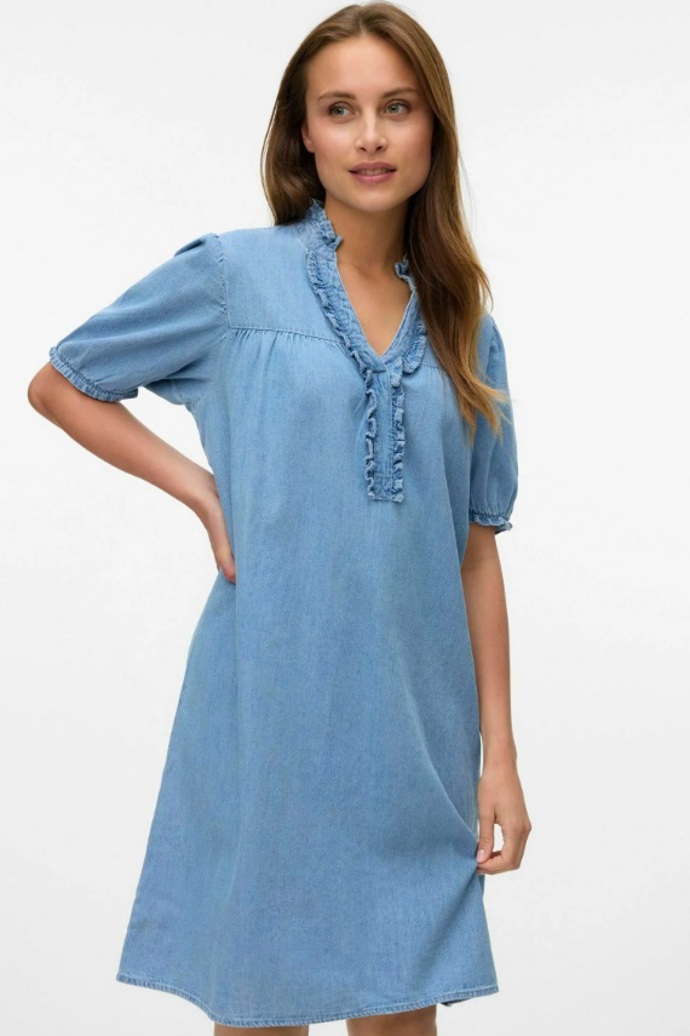 Denimové šaty se zdobením, Vero Moda, 1 149 Kč

