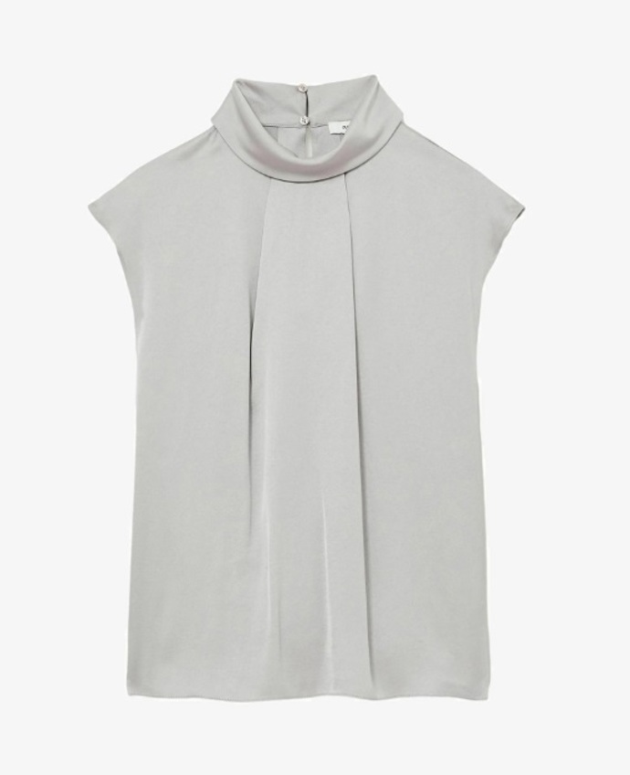 Luxusní šedá halenka, Reiss, 5 545 Kč

