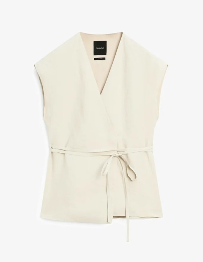 Béžová vesta, Massimo Dutti, 2 699 Kč
