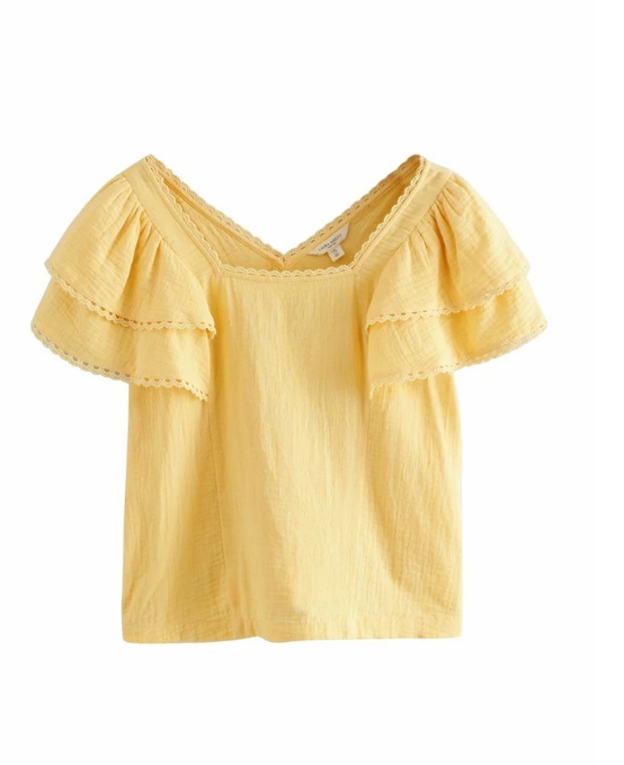 Mušelínová halenka, Laura Ashley, 1 020 Kč
