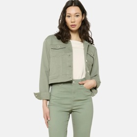 Džínové capri v khaki barvě, LolaLiza, 1 009 Kč
