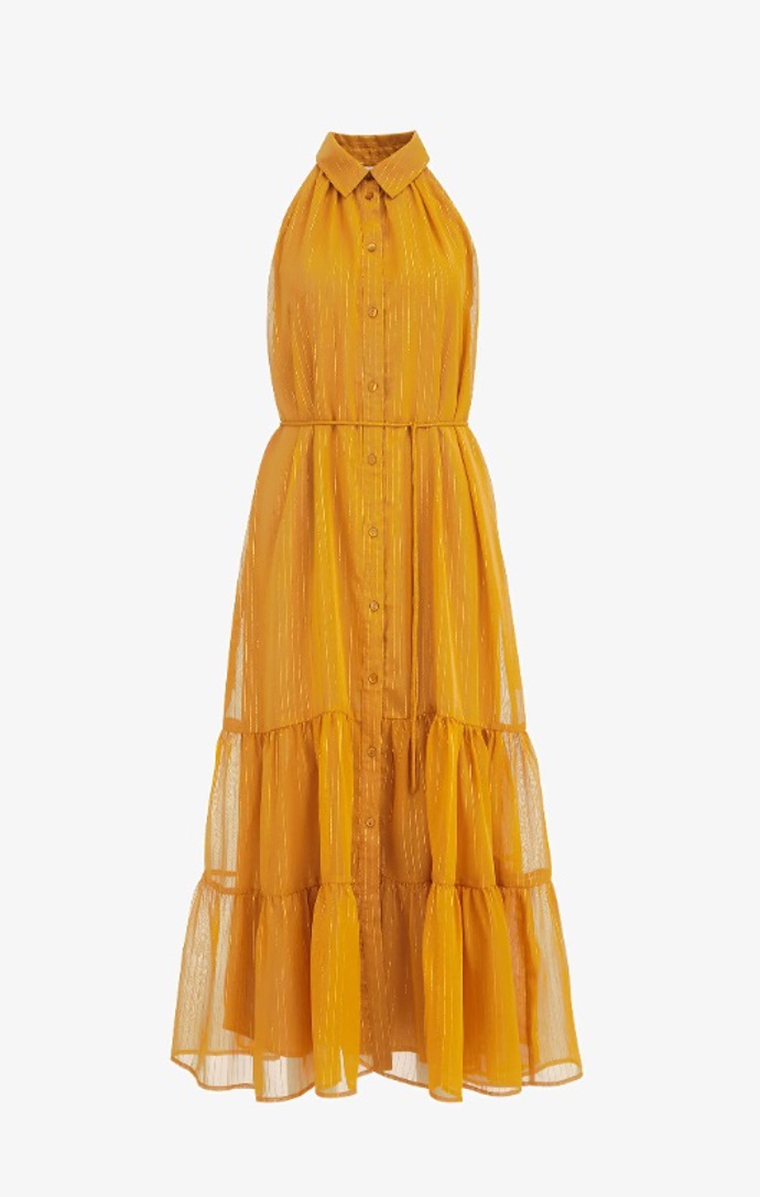 Žluté letní šaty, WE Fashion, 1 567 Kč
