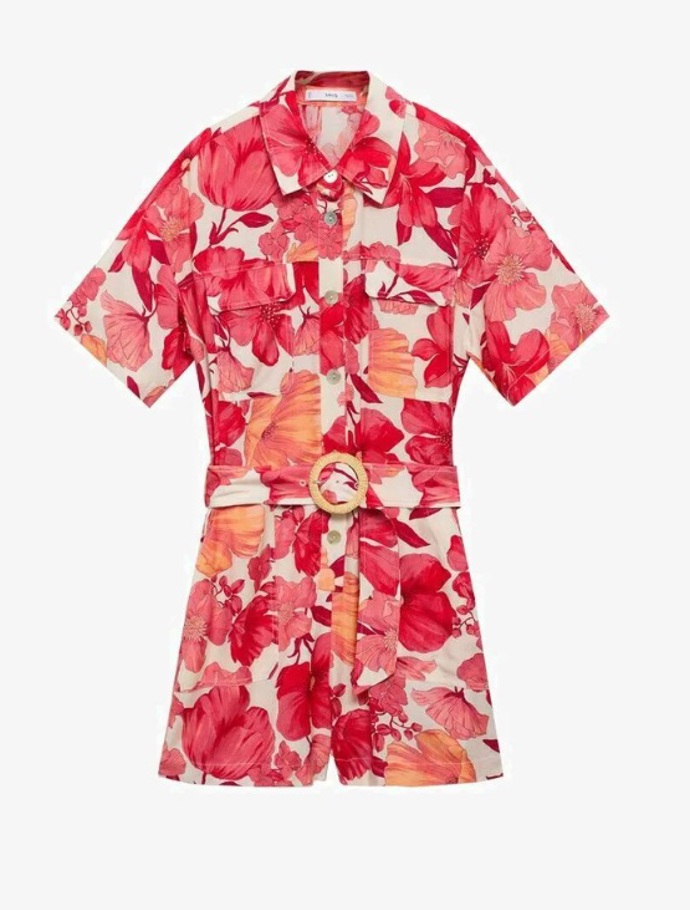 Květovaný overal, Mango, 1 399 Kč
