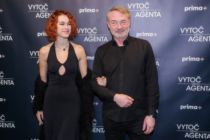 Anička se svým tátou a Bářiným prvním manželem Jiřím Dvořákem
Anička se svým tátou a Bářiným prvním manželem Jiřím Dvořákem