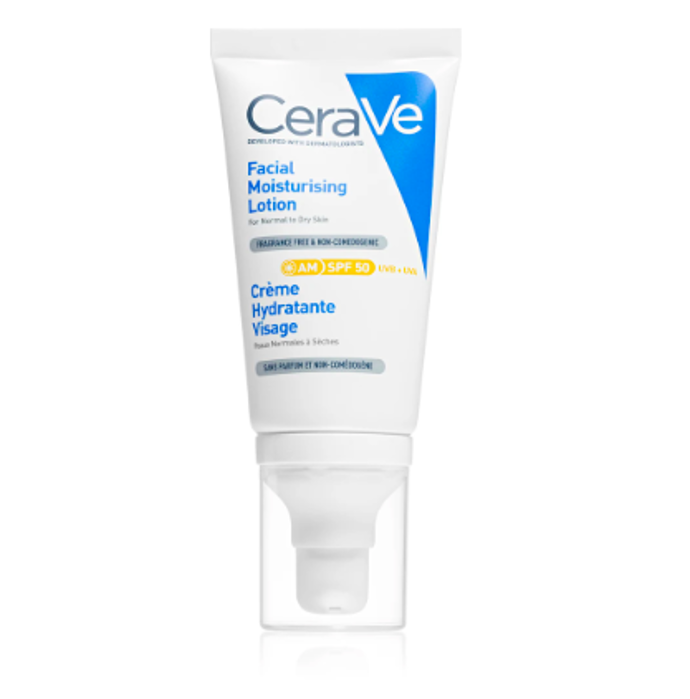 Hydratační krém SPF 50, CeraVe, 479 Kč
Hydratační krém SPF 50, CeraVe, 479 Kč