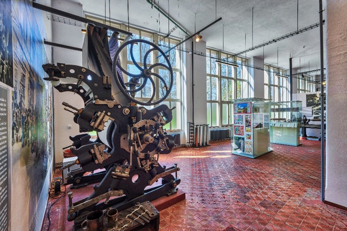 Muzeum: expozice textilního tisku
Muzeum: expozice textilního tisku