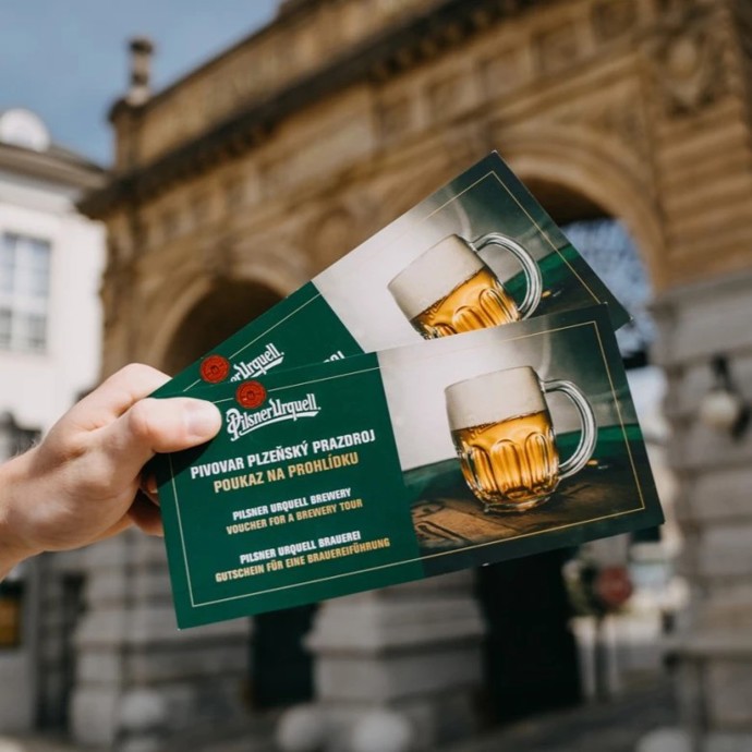Prohlídka pivovaru Pilsner Urquell, 380 Kč, eshop.prazdroj.cz
Prohlídka pivovaru Pilsner Urquell, 380 Kč, eshop.prazdroj.cz