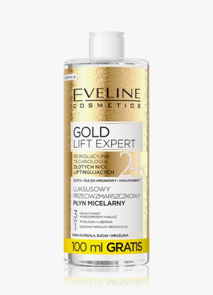 Čisticí micelární voda pro zralou pleť, Eveline Cosmetics, 124 Kč

