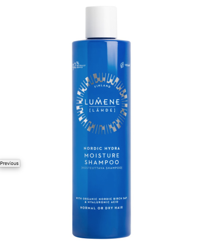 Zvláčňující vlasový šampon Lumene Moisture Shampoo pro všechny typy vlasů. Dodává hydrataci a zvláčňuje suchou pokožku hlavy. S arktickou březovou mízou, kyselinou hyaluronovou a komplexem látek Moisture Boost. 329 Kč
Zvláčňující vlasový šampon Lumene Moisture Shampoo pro všechny typy vlasů. Dodává hydrataci a zvláčňuje suchou pokožku hlavy. S arktickou březovou mízou, kyselinou hyaluronovou a komplexem látek Moisture Boost. 329 Kč