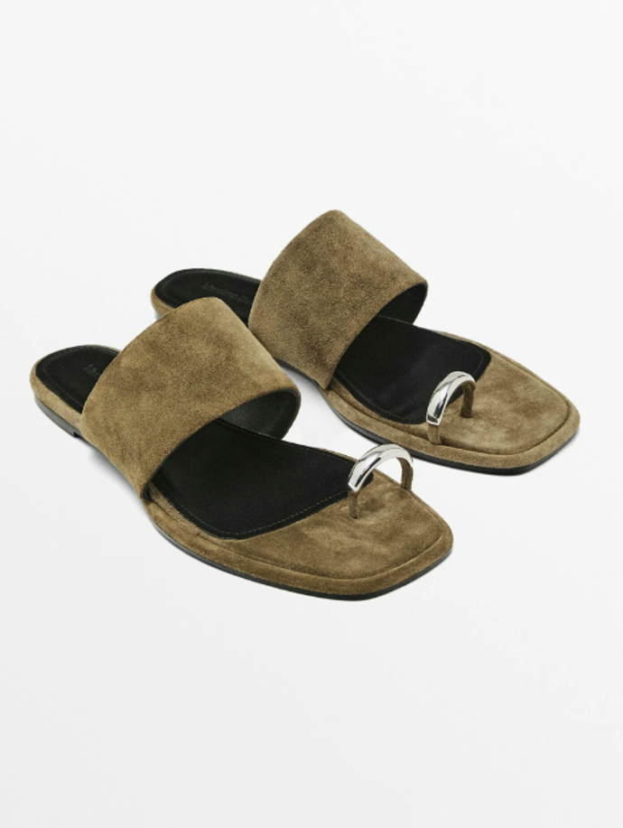 Sandály s odděleným palcem, Massimo Dutti, 2999 Kč
