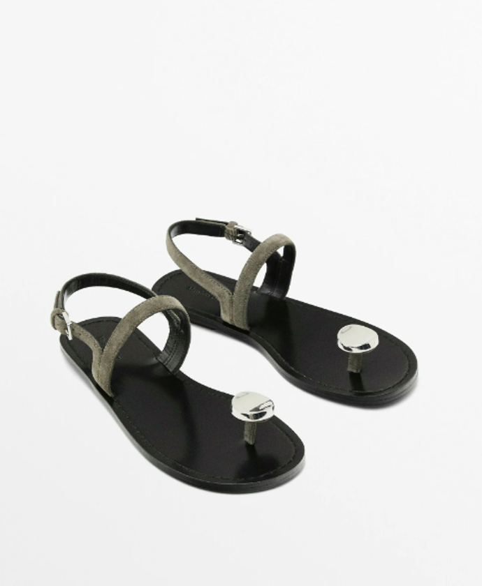 Sandály s odděleným palcem, Massimo Dutti, 2699 Kč
