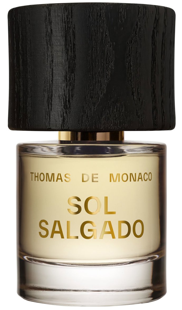 Thomas De Monaco Sol Salgado s vůní bavlny, květu lípy, mimózy, heliotropu, šedé ambry, soli, kouřové vanilky, pižma a santalu, 50 ml 6900 Kč
