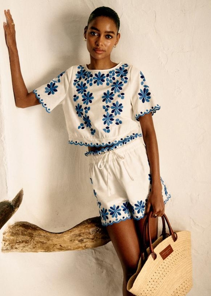Top, 105 eur, šortky, 100 eur, Sézane
Top, 105 eur, šortky, 100 eur, Sézane