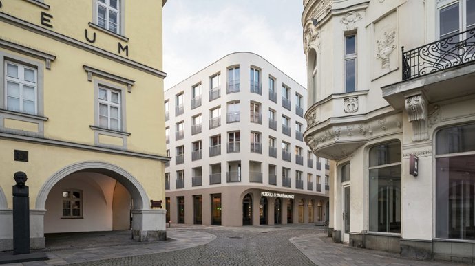 Blok Nové Lauby, znamení čtyř-architekti
Blok Nové Lauby, znamení čtyř-architekti
