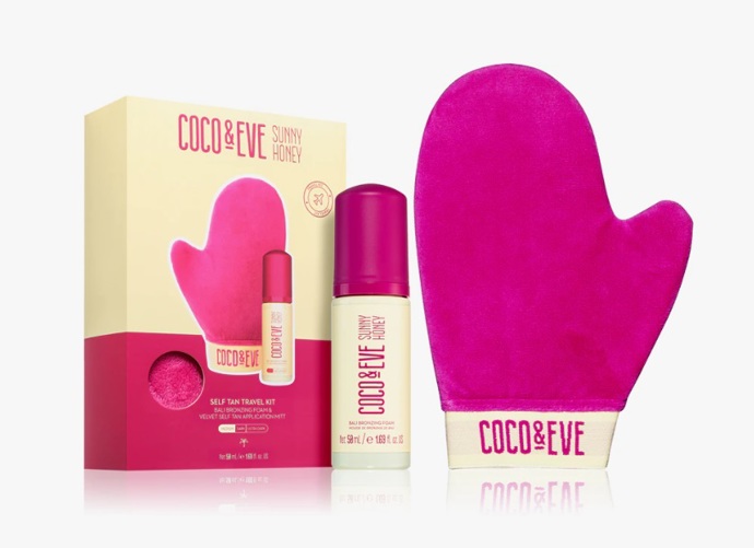Samoopalovací pěna s aplikační rukavicí cestovní balení, Coco & Eve, 602 Kč
