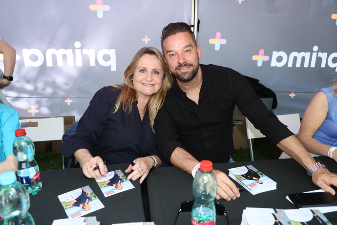 Herec Švancara s kolegyní Reginou Řandovou
