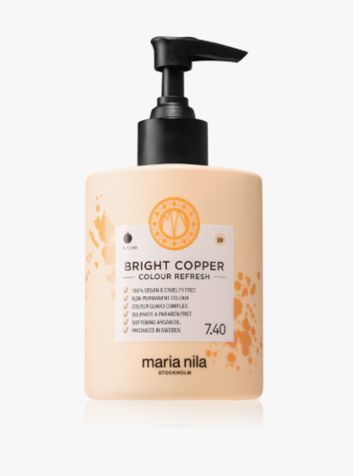 Barevná vyživující maska Bright Copper, Maria Nila, 803 Kč
