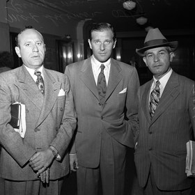 Bugsy Siegel s obhájci

