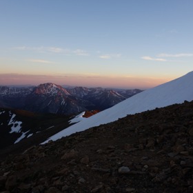 Kontinentální hřebenovka, hora Mount.Elbert, 4401 m, je nejvyšší hora Skalistých hor ve státě Colorado 
