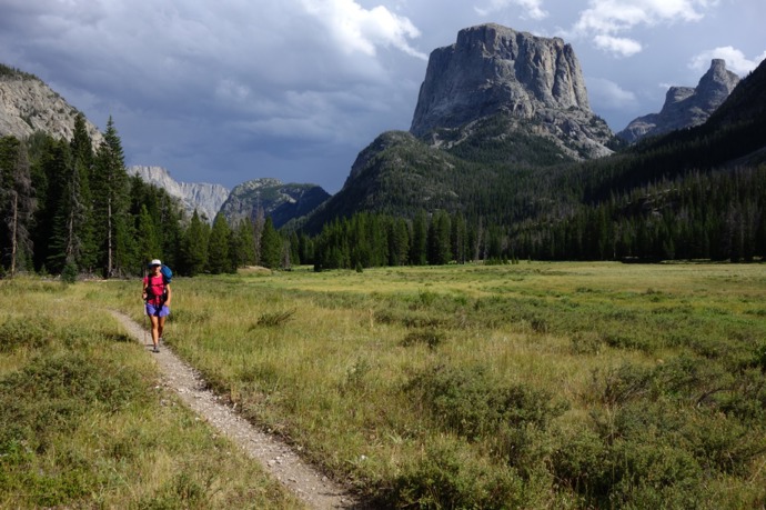 Kontinentální hřebenovka, Wyoming, Wind River Range

